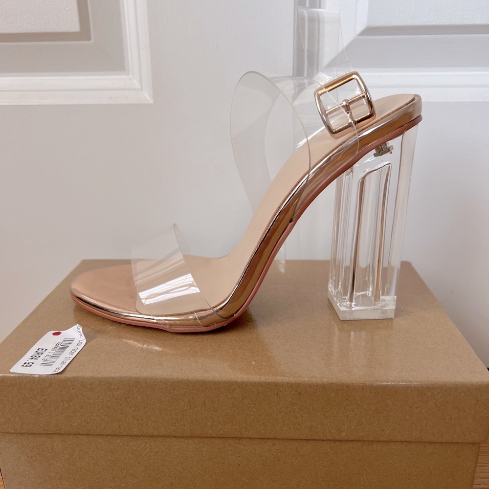 Clear Cinderella Heels